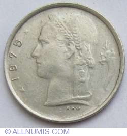 Image #2 of 1 Franc 1975 (Belgique)