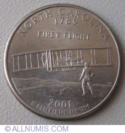 Image #1 of State Quarter 2001 P - North Carolina 