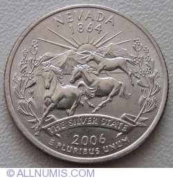 Image #1 of State Quarter 2006 P - Nevada 