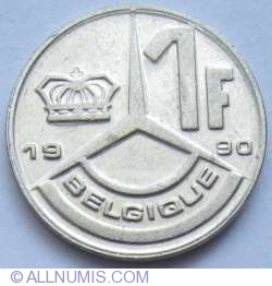 Image #1 of 1 Franc 1990 (Belgique)