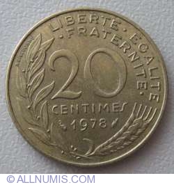 Image #1 of 20 Centimes 1978