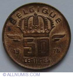 Image #1 of 50 Centimes 1976 (Belgique)