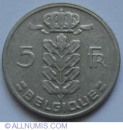 Image #1 of 5 Francs 1969 (Belgique)