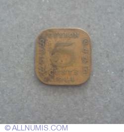 Image #2 of 5 Cents 1944