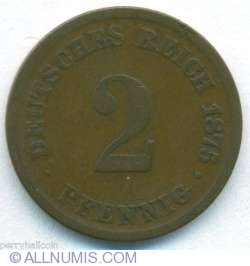 2 Pfennig 1875 E
