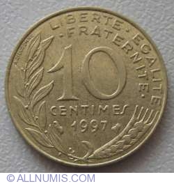 Image #1 of 10 Centimes 1997