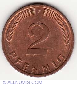 2 Pfennig 1980 F