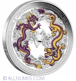 5 Dollars 2012 - Dragons Of Legend - Chinese Dragon