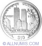 10 Dolari 2011 - 10 ani de la atacul de la Turnurile Gemene
