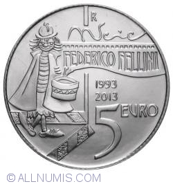 Image #2 of 5 Euro 2013 - 20th Anniversary of the Death of Federico Fellini