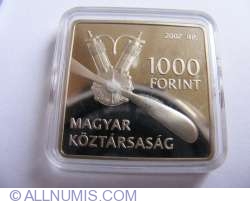 Image #1 of 1000 Forint 2007 - 125 de la nasterea lui Janos Adorjan