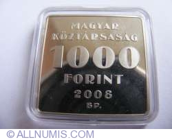 Image #1 of 1000 Forint 2008 - Telephone Herald si inventatorul Tivadar Puskas