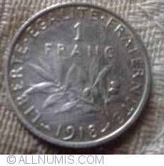Image #1 of 1 Franc 1918