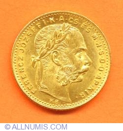 Image #2 of 8 Forint (20 Francs) 1882