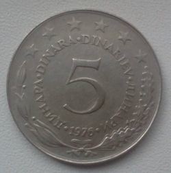 5 Dinara 1976