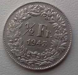 1/2 Franc 1943