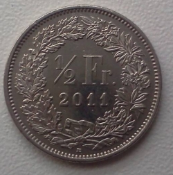1/2 Franc 2011