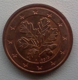 Image #2 of 2 Euro Cent 2013 A