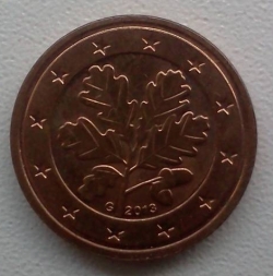 Image #2 of 2 Euro Cent 2013 G