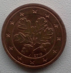 Image #2 of 2 Euro Cent 2013 J