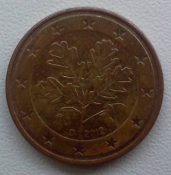 Image #2 of 5 Euro Cent 2012 D