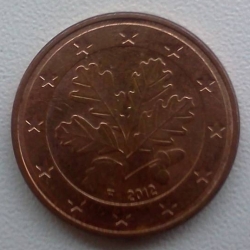 Image #2 of 5 Euro Cent 2012 F
