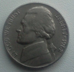 Image #1 of Jefferson Nickel 1962
