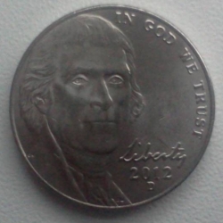 Image #1 of Jefferson Nickel 2012 D