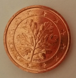 Image #2 of 1 Euro Cent 2015 F