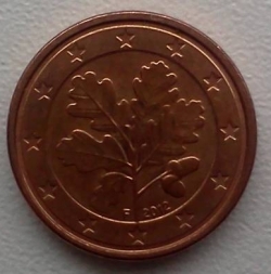 Image #2 of 1 Euro Cent 2012 F