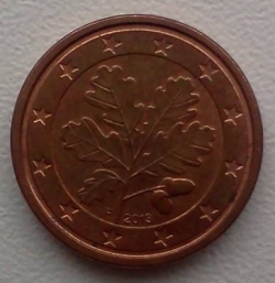 Image #2 of 1 Euro Cent 2013 F