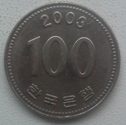 100 Won 2003