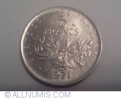 5 Franci 1971