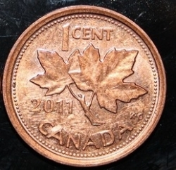 Image #2 of 1 Cent 2011 (without mintmark)