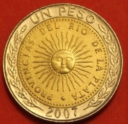 Image #2 of 1 Peso 2007