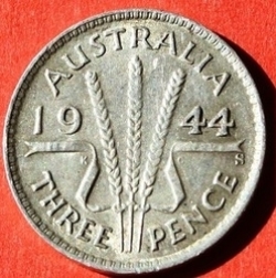 Image #2 of 3 Pence 1944 S