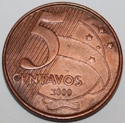 Image #2 of 5 Centavos 2000