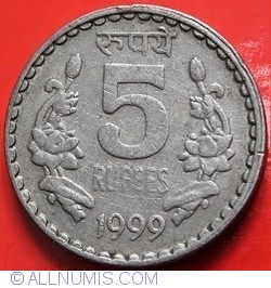 Image #2 of 5 Rupees 1999 (C)