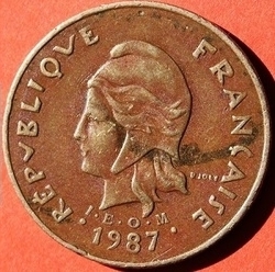 100 Francs 1987