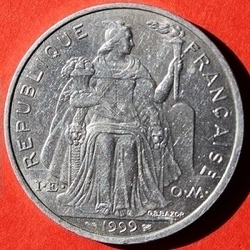 Image #1 of 5 Francs 1999