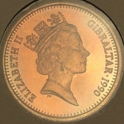 Image #1 of 1 Penny 1990 AA