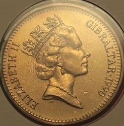 Image #1 of 5 Pence 1990 AA