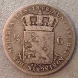 Image #1 of 1/2 Gulden 1868