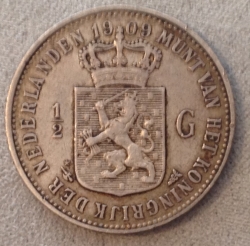 Image #1 of 1/2 Gulden 1909