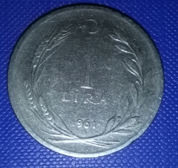 1 lira 1961