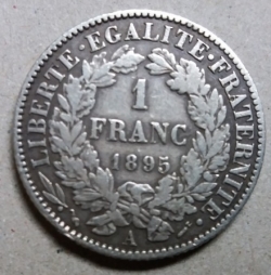 Image #1 of 1 Franc 1895