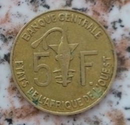 Image #1 of 5 Francs 2004