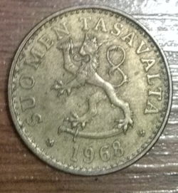 20 Penniä 1968