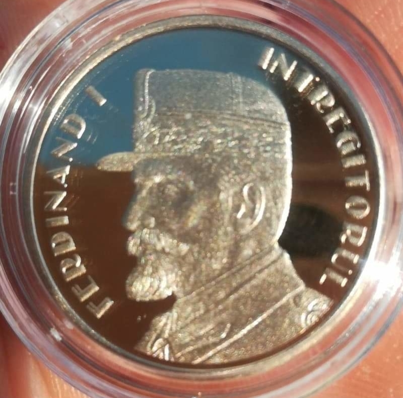 Romanian Coin 50 Bani, Queen Maria, King Ferdinand I, Romania, 2019