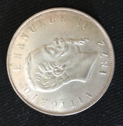 5 Lire 1872 R